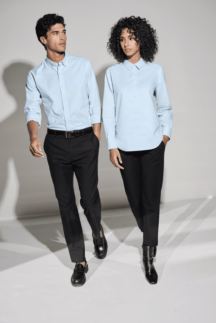 Long Sleeve Modern Oxford Shirts